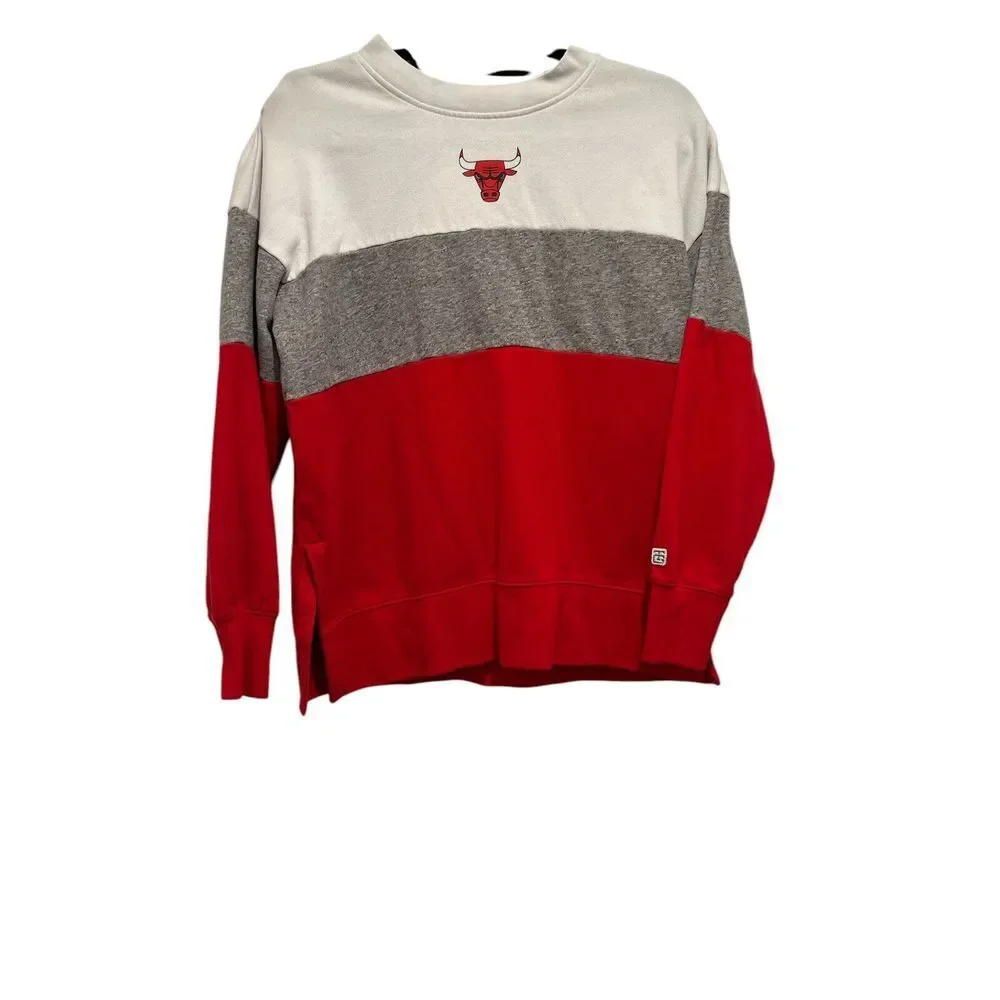 Tailgate Chicago Bulls NBA Sweater Color block Men's Size Xsmall